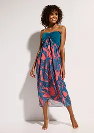 Abito copricostume a fascia in chiffon, bonprix