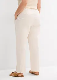 Pantaloni a carota in misto cotone elasticizzato, bonprix