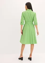 Abito chemisier con pizzo e fusciacca, bonprix