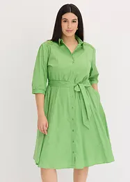 Abito chemisier con pizzo e fusciacca, bonprix