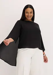 Blusa con mantella, bonprix