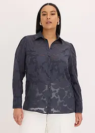 Blusa in chiffon jacquard, bonprix
