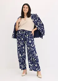 Pantaloni larghi con stampa, bonprix