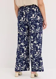 Pantaloni larghi con stampa, bonprix