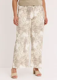 Pantaloni larghi in twill, bonprix