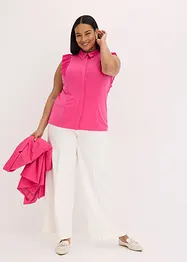 Maglia con volant, bonprix