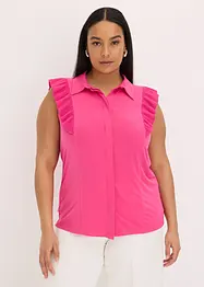Maglia con volant, bonprix