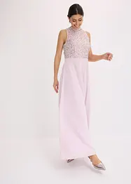 Abito lungo con paillettes, bonprix