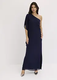 Abito monospalla in chiffon raffinato, bonprix