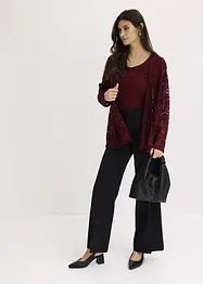 Cardigan in pizzo, bonprix
