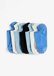 Fantasmini con cotone biologico e strisce in silicone (pacco da 7 paia), bonprix