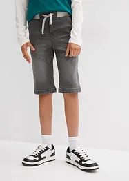 Bermuda di jeans elasticizzati regular fit, bonprix