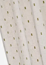 Tenda trasparente con ricamo (pacco da 1), bonprix