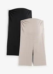 Pantaloncini prémaman con cotone biologico (pacco da 2), bonprix