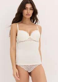 Canotta con reggiseno integrato e ferretto, bonprix