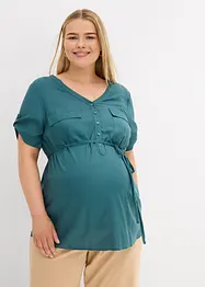 Camicetta prémaman / da allattamento 2 in 1 in viscosa fluente, bonprix