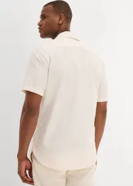 Camicia a maniche corte in misto lino, bonprix