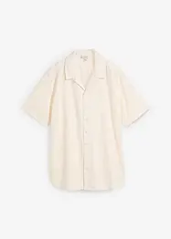 Camicia a maniche corte in misto lino, bonprix