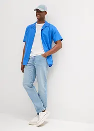 Camicia a maniche corte in misto lino, bonprix