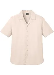 Camicia a maniche corte in misto lino, bonprix