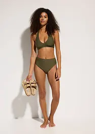 Slip per bikini a vita alta e sgambati, bonprix