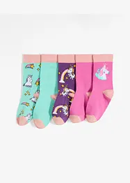 Calzini con cotone biologico (pacco da 5 paia), bonprix