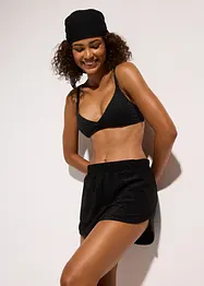 Shorts copricostume con filato glitterato, bonprix
