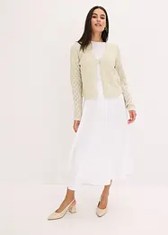 Cardigan corto con paillettes, bonprix