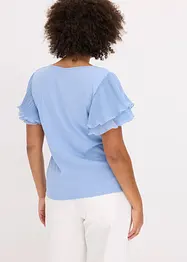 Maglia con volant, bonprix