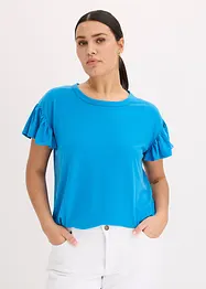Maglia con maniche a volant, bonprix