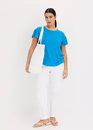 Maglia con maniche a volant, bonprix