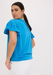 Maglia con maniche a volant, bonprix