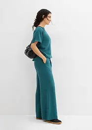 Blusa oversize con fondo elastico, bonprix