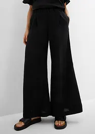 Pantaloni a palazzo con pinces, bonprix