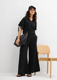 Pantaloni a palazzo con pinces, bonprix
