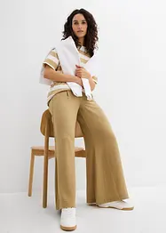 Pantaloni a palazzo con pinces, bonprix