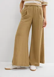 Pantaloni a palazzo con pinces, bonprix