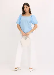 Maglia con maniche a sbuffo, bonprix