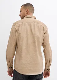 Camicia a maniche lunghe in puro cotone effetto lavato, bonprix