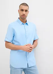 Camicia in misto lino a maniche corte, bonprix