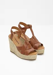 Sandali con zeppa, bonprix
