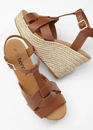 Sandali con zeppa, bonprix
