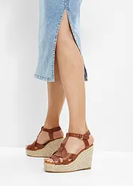 Sandali con zeppa, bonprix