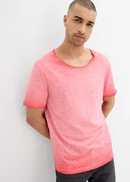 T-shirt in puro cotone biologico con effetto lavato, bonprix
