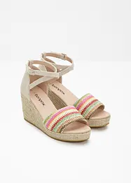 Sandali con zeppa, bonprix