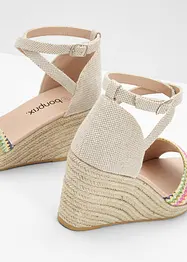 Sandali con zeppa, bonprix