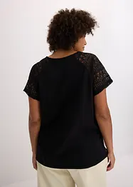 Maglia con pizzo, bonprix