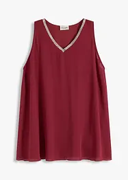 Blusa con strass, bonprix