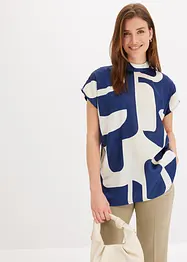 Blusa stile tunica in satin, bonprix