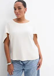 Maglia oversize in misto viscosa fluente, bonprix